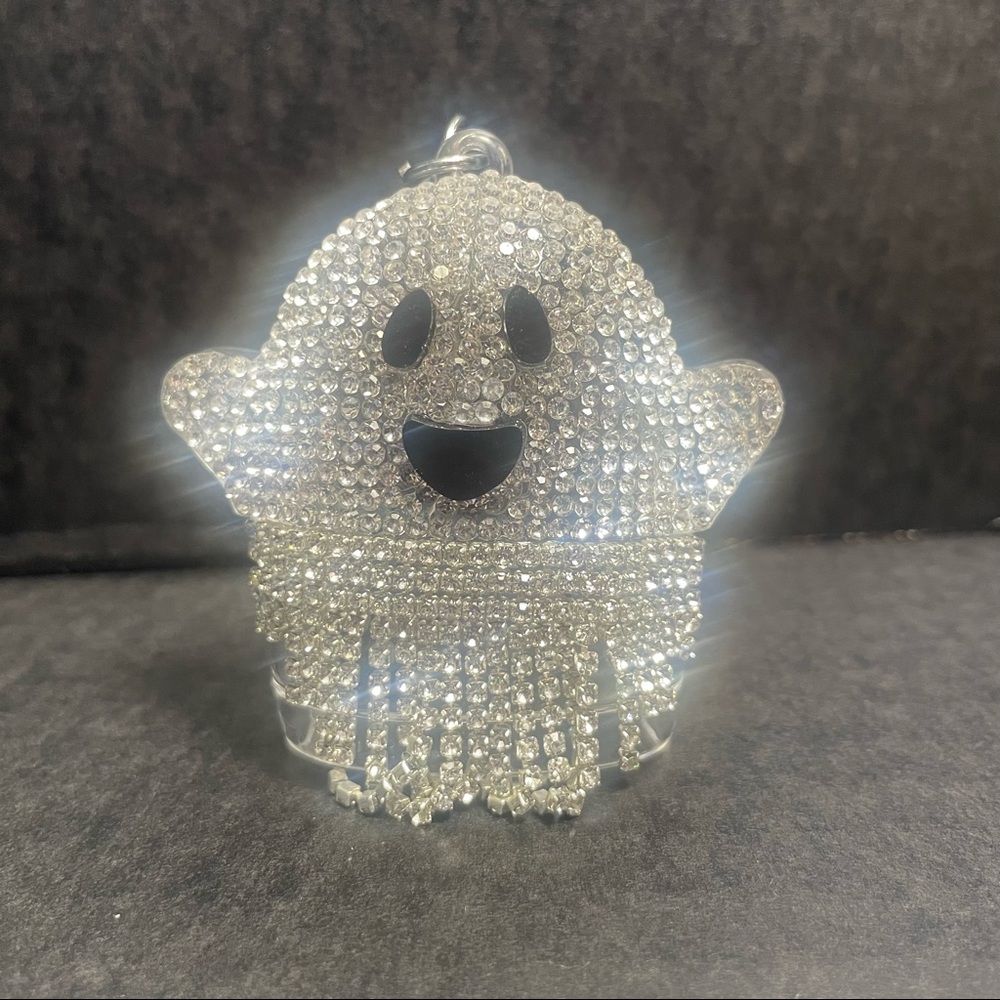 BNWT Bath & Body Works Gemstone Ghost Anti-Bac pocket holder keychain 👻 - Picture 2 of 7